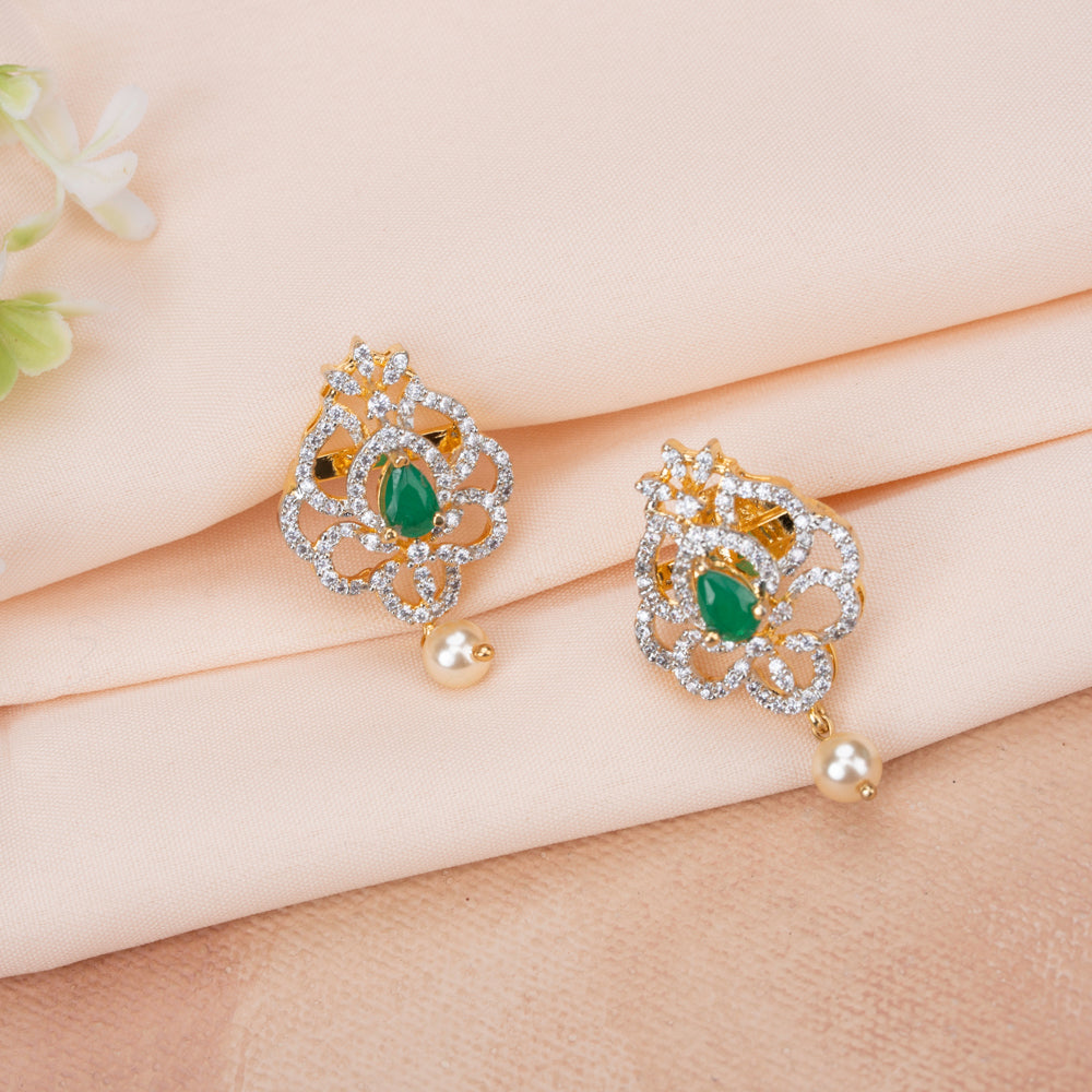 CZ Necklace &amp; Earring