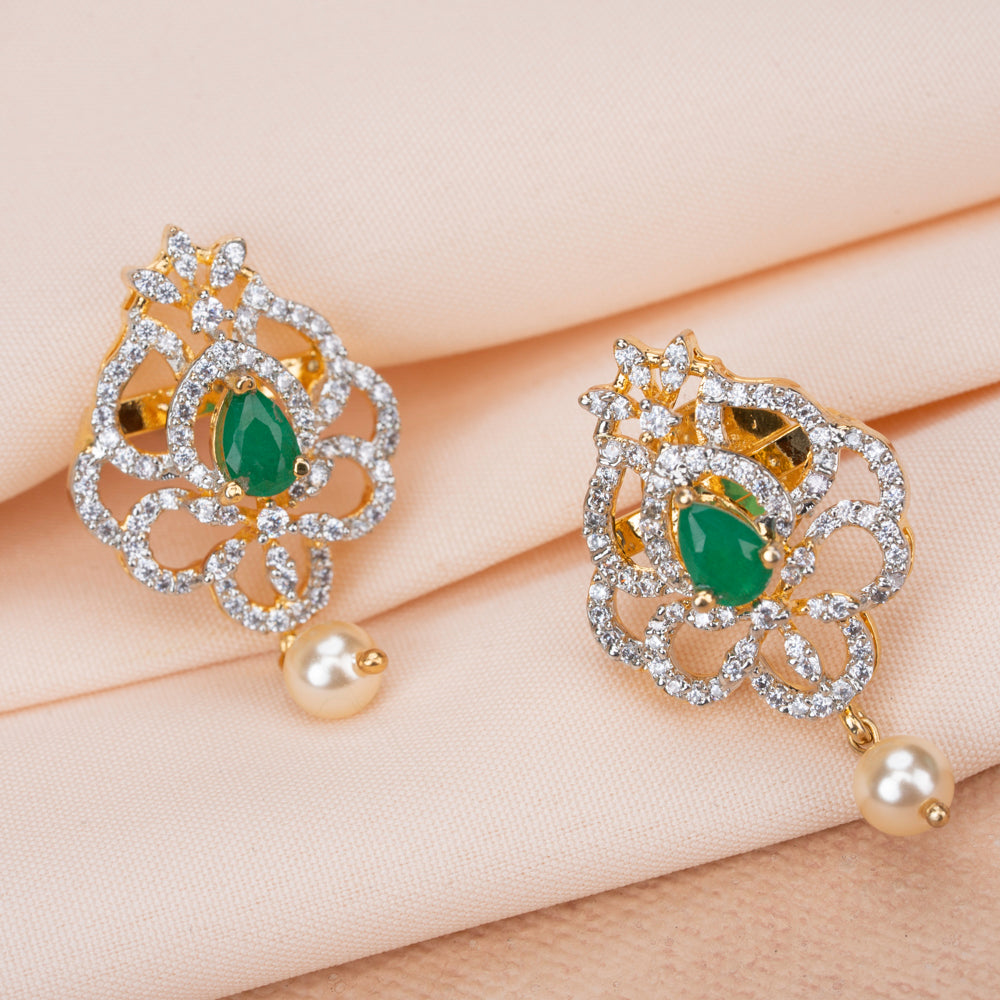 CZ Necklace &amp; Earring