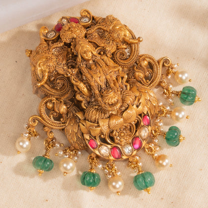 Deep Kundan Pendant