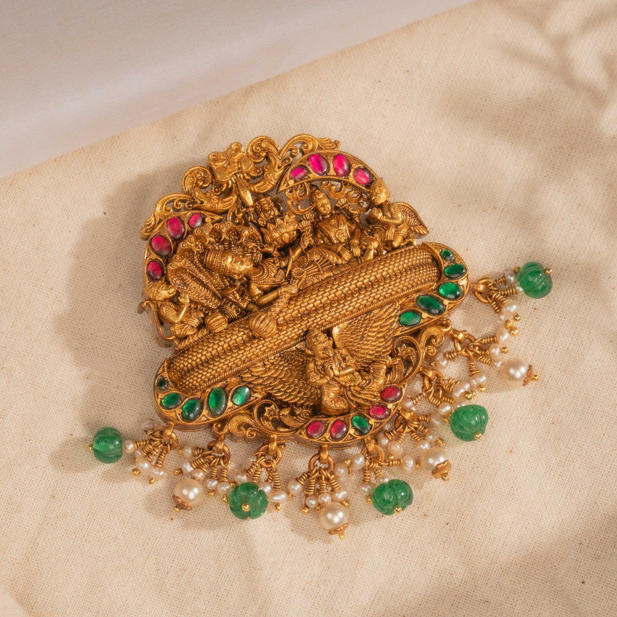 Deep Kundan Pendant