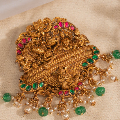 Deep Kundan Pendant