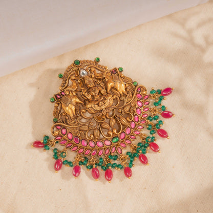 Deep Kundan Pendant