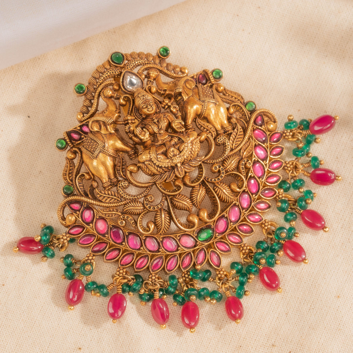 Deep Kundan Pendant