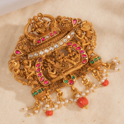 Deep Kundan Pendant