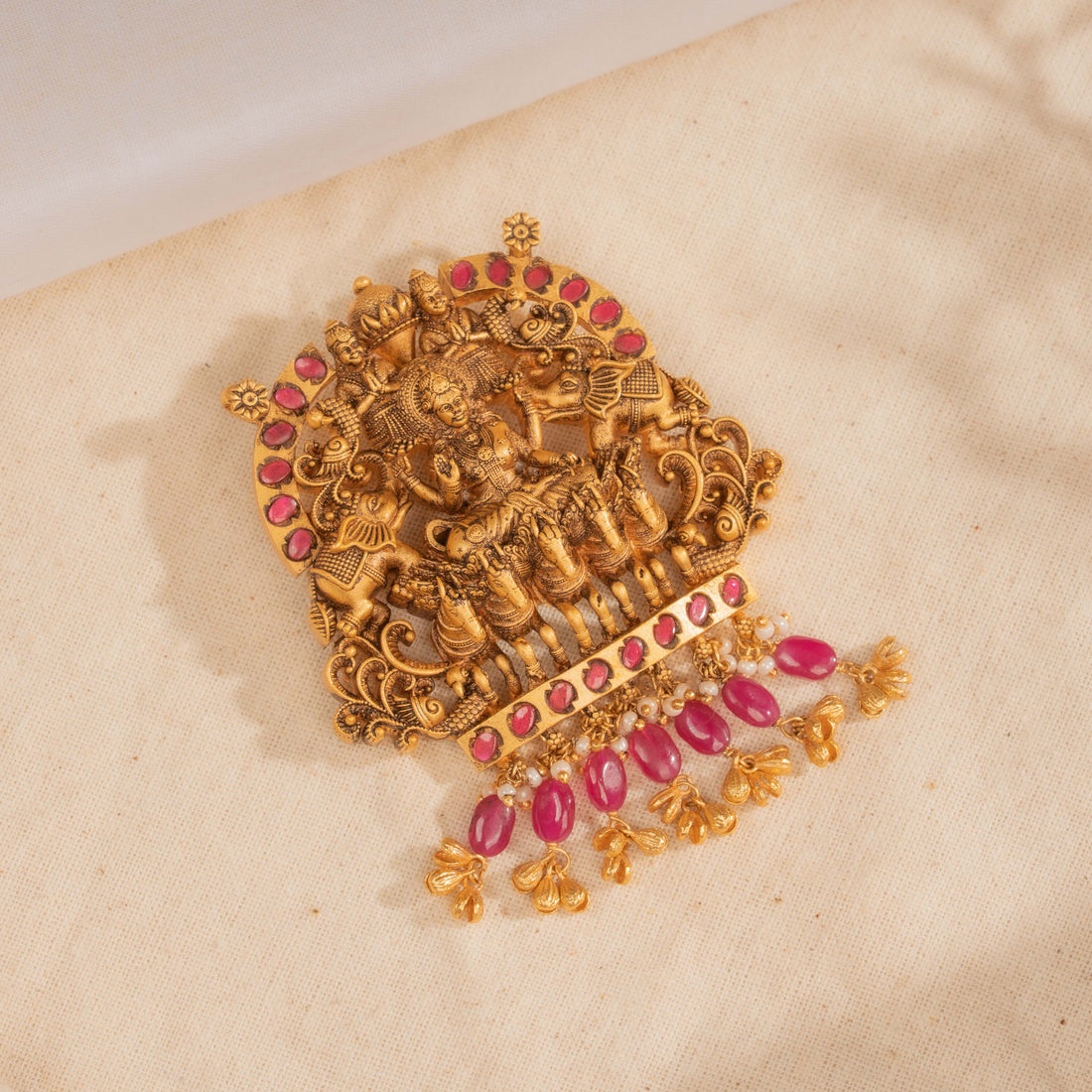 Deep Kundan Pendant