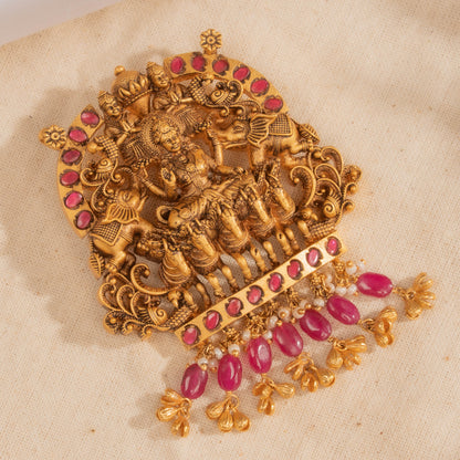 Deep Kundan Pendant