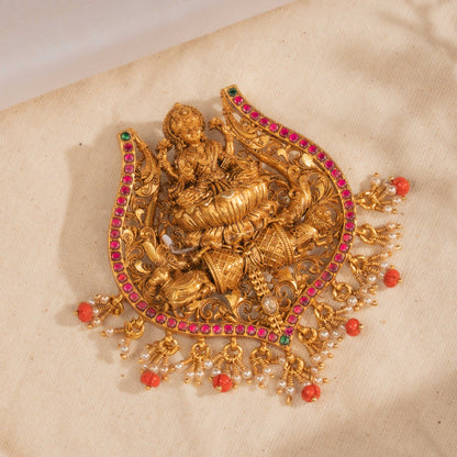 Deep Kundan Pendant