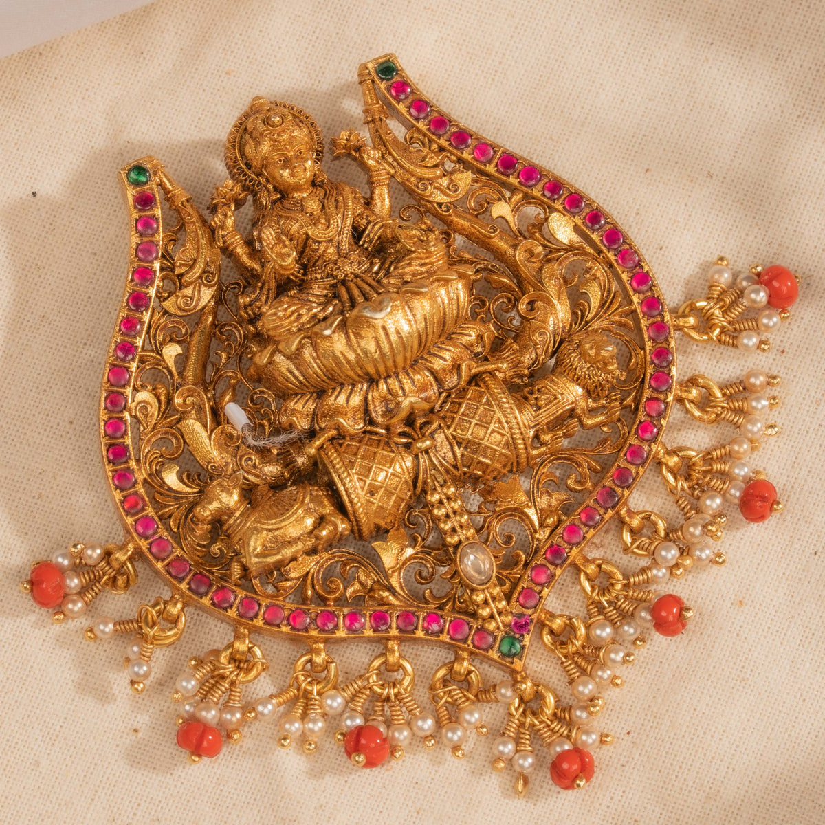 Deep Kundan Pendant