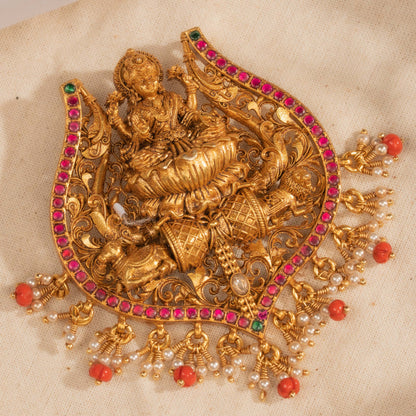 Deep Kundan Pendant