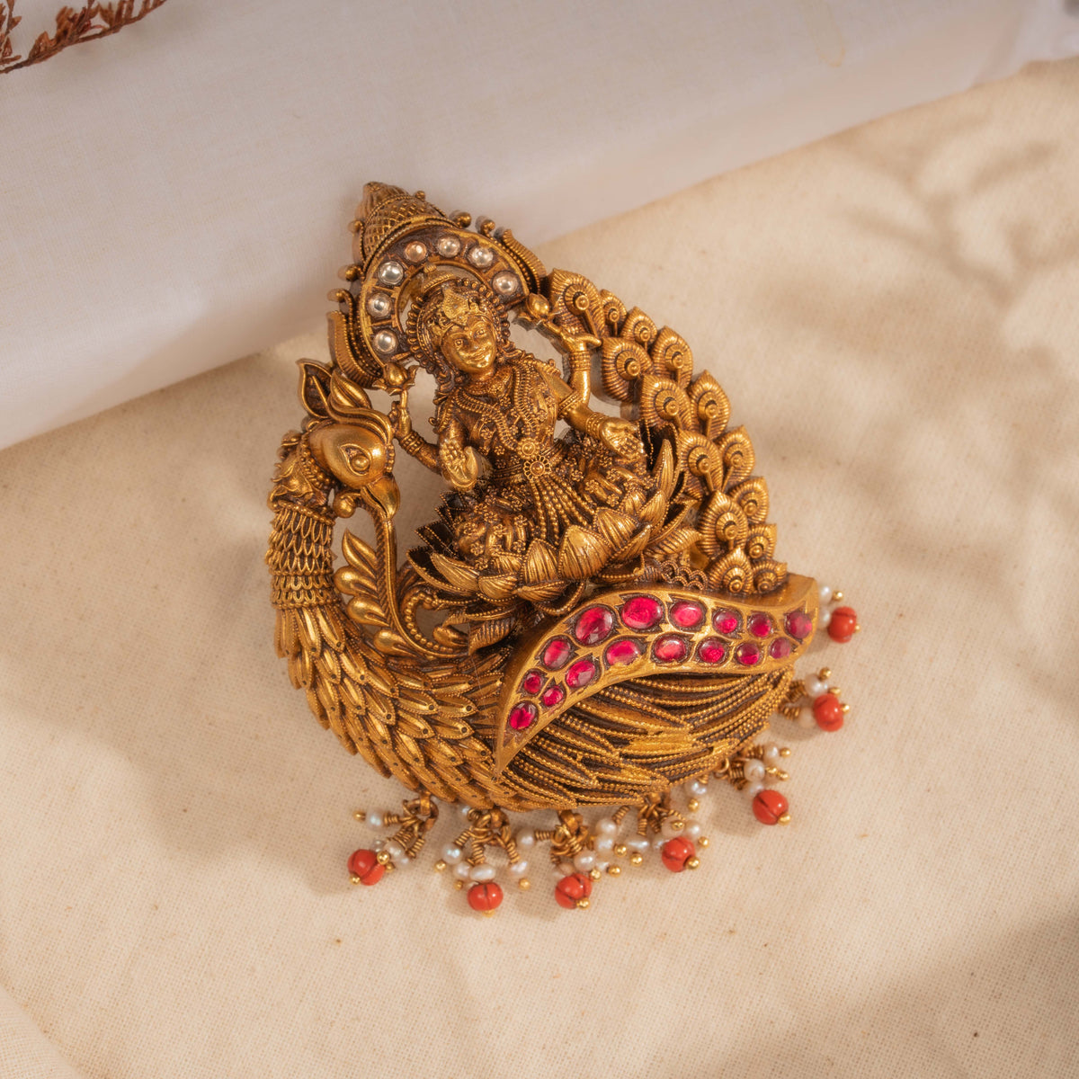 Deep Kundan Pendant
