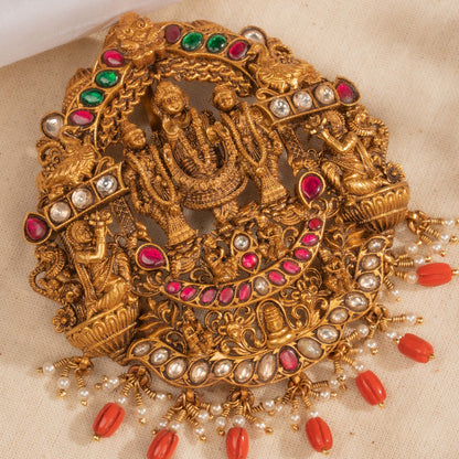 Deep Kundan Pendant