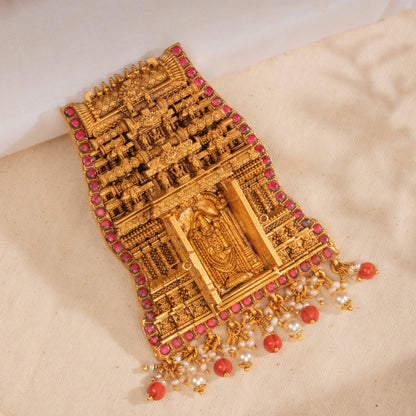 Deep Kundan Pendant