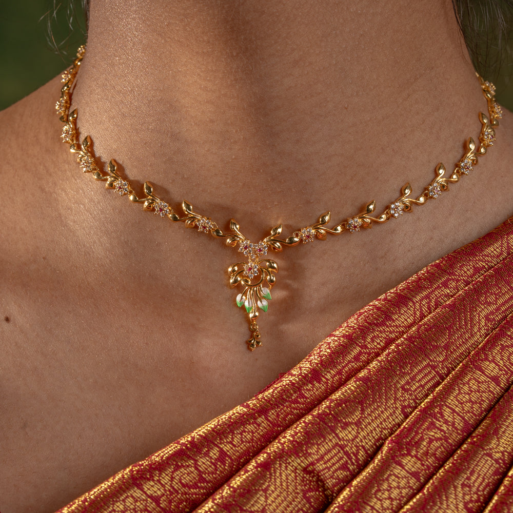Leaf Lattice Necklace
