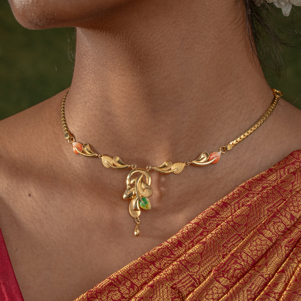 Modern Vine Necklace