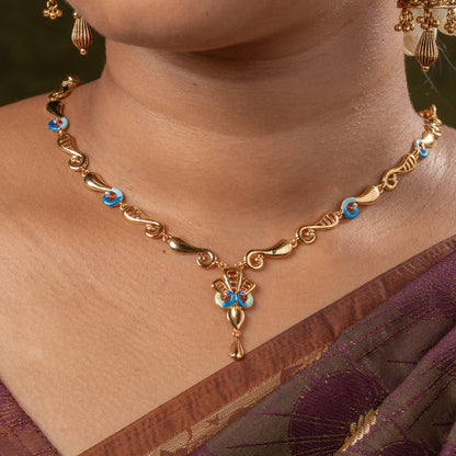 Neelamayilthuli Necklace