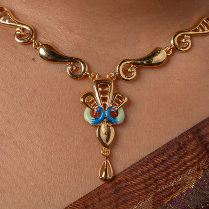 Neelamayilthuli Necklace