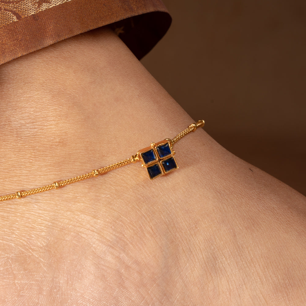 Kundan Anklet