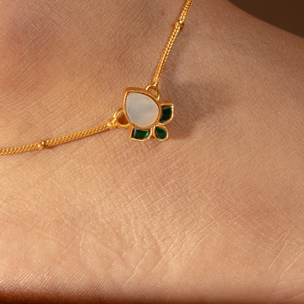 Kundan Anklet