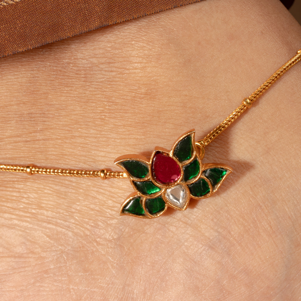 Kundan Anklet