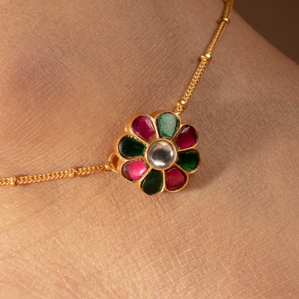 Kundan Anklet